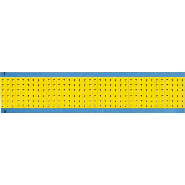 WM-7-YL-SC-PK WIRE MARKER, 0.75 IN H