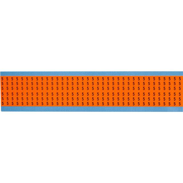 WM-5-OR-SC-PK WIRE MARKER, 0.75 IN H
