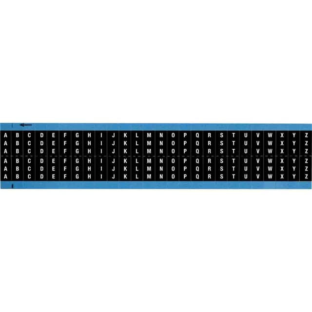 WM-A-Z-BK-SC-PK WIRE MARKER, 0.75 IN H
