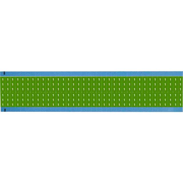 WM-1-GR-SC-PK WIRE MARKER, 0.75 IN H