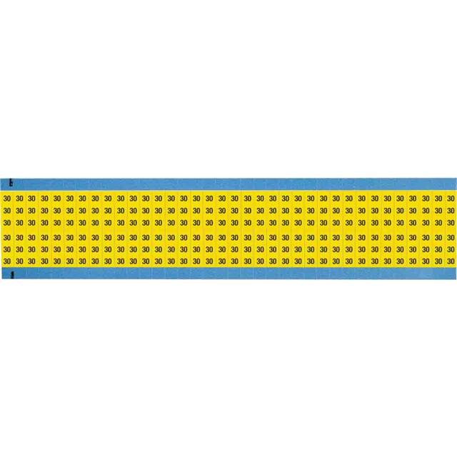 WM-30-YL-SC-PK WIRE MARKER, 0.75 IN H