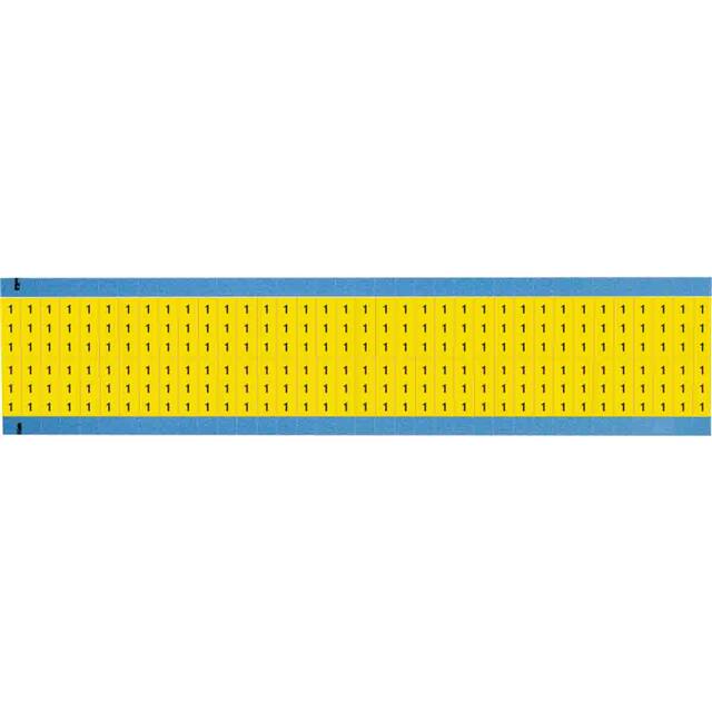 WM-1-YL-SC-PK WIRE MARKER, 0.75 IN H