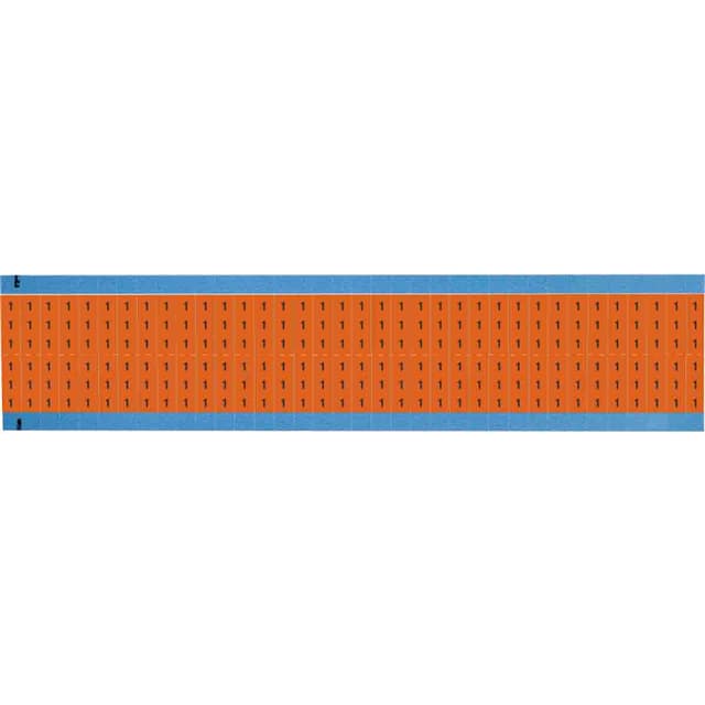 WM-1-OR-SC-PK WIRE MARKER, 0.75 IN H