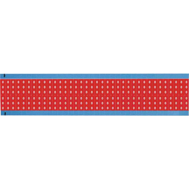 WM-0-RD-SC-PK WIRE MARKER, 0.75 IN H