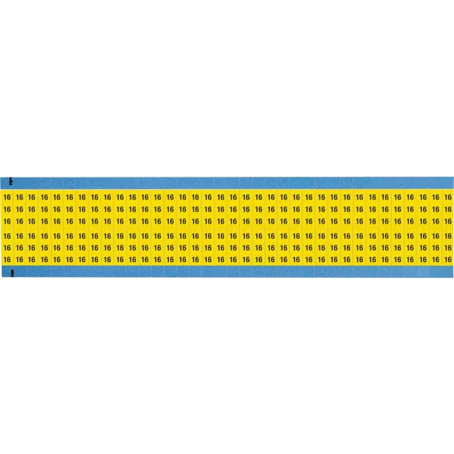 WM-16-YL-SC-PK WIRE MARKER, 0.75 IN H