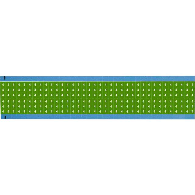 WM-4-GR-SC-PK WIRE MARKER, 0.75 IN H
