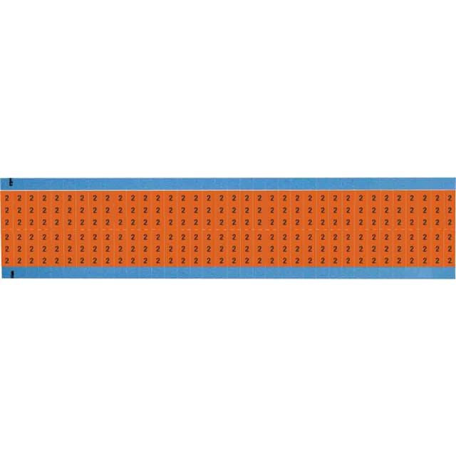 WM-2-OR-SC-PK WIRE MARKER, 0.75 IN H