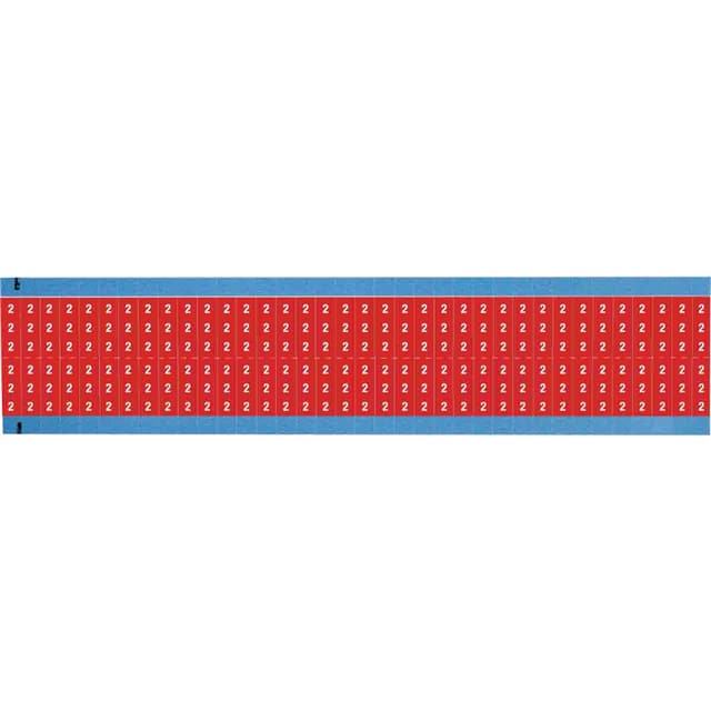 WM-2-RD-SC-PK WIRE MARKER, 0.75 IN H