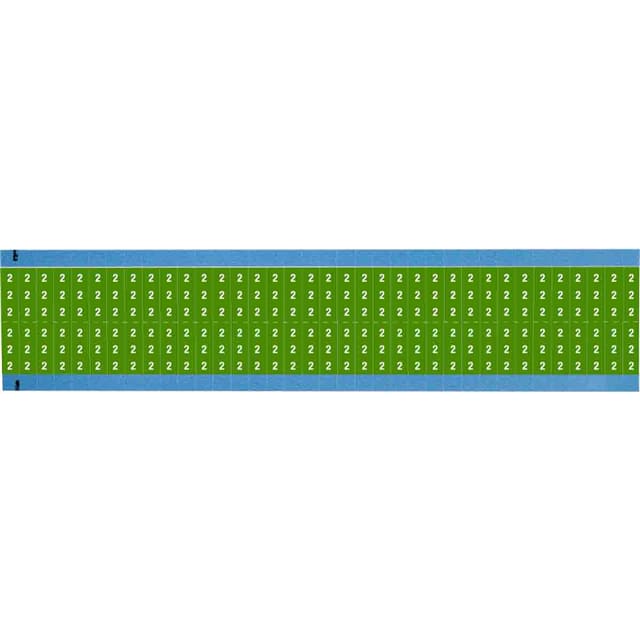 WM-2-GR-SC-PK WIRE MARKER, 0.75 IN H