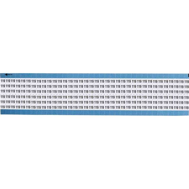 TWM-119-SC-PK WIRE MARKER, 0.75 IN H