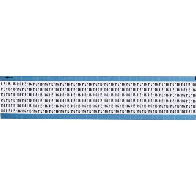 TWM-116-SC-PK WIRE MARKER, 0.75 IN H