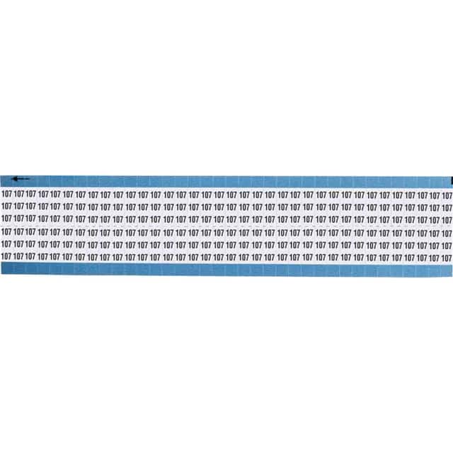 TWM-107-SC-PK WIRE MARKER, 0.75 IN H