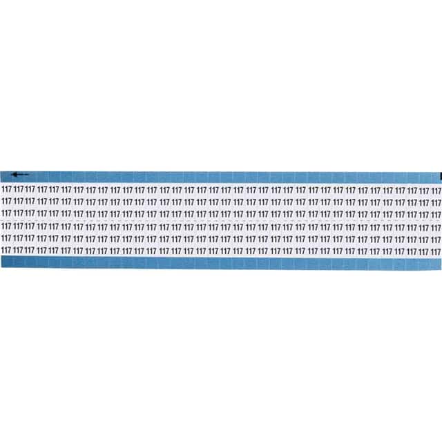 TWM-117-SC-PK WIRE MARKER, 0.75 IN H