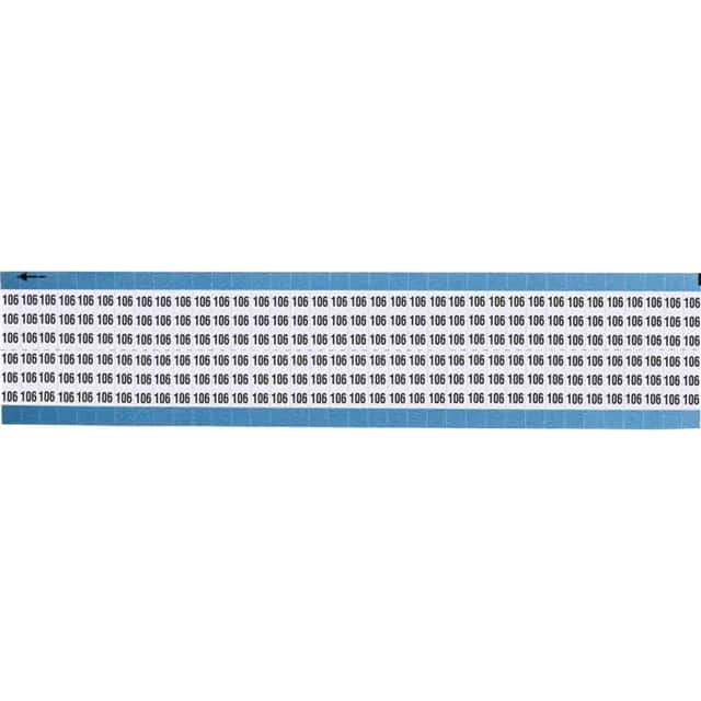 TWM-106-SC-PK WIRE MARKER, 0.75 IN H