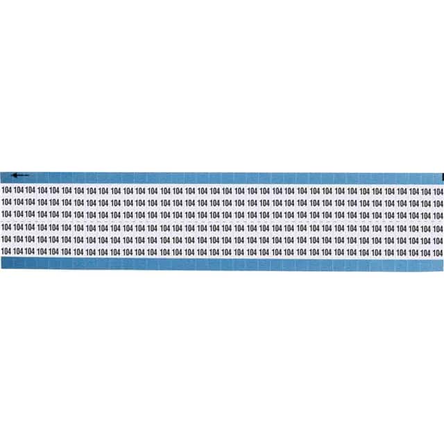 TWM-104-SC-PK WIRE MARKER, 0.75 IN H