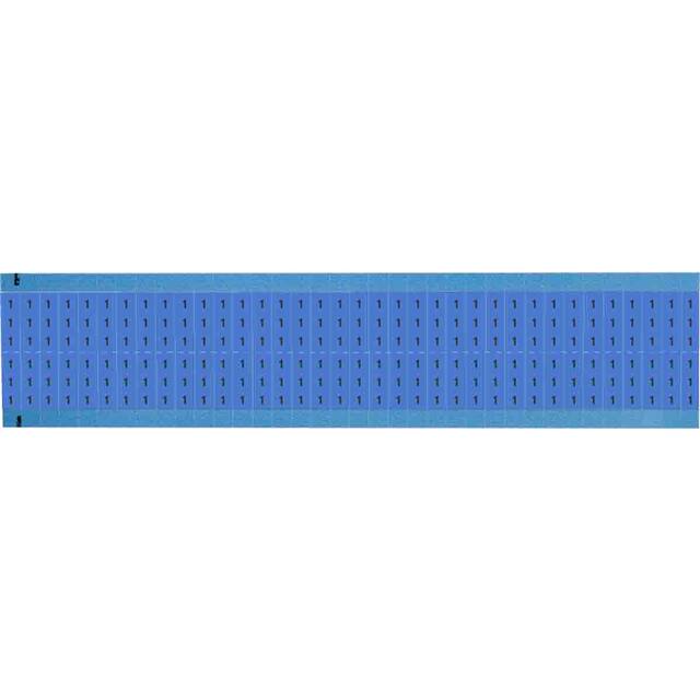 WM-1-BL-SC-PK WIRE MARKER, 0.75 IN H