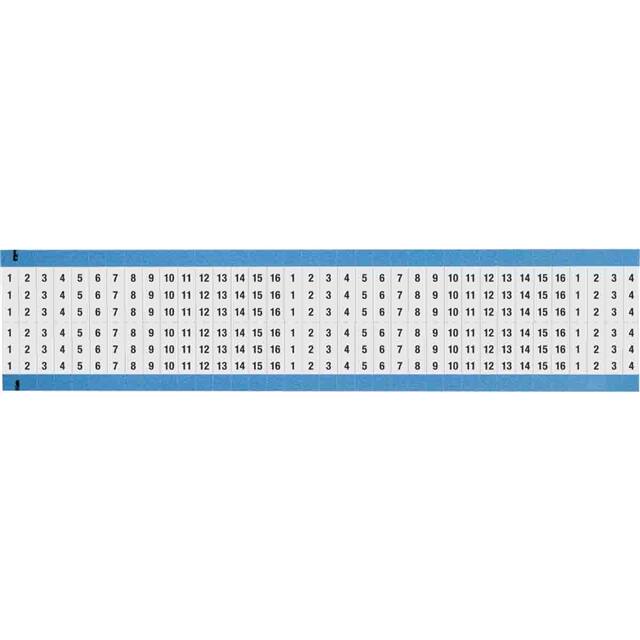 WM-1-16-DC-SC-PK WIRE MARKER, 0.75 IN H
