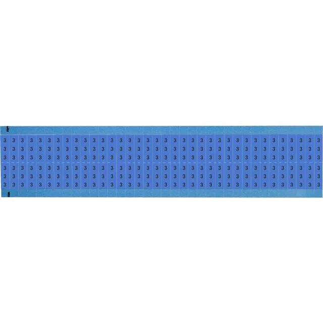 WM-3-BL-SC-PK WIRE MARKER, 0.75 IN H
