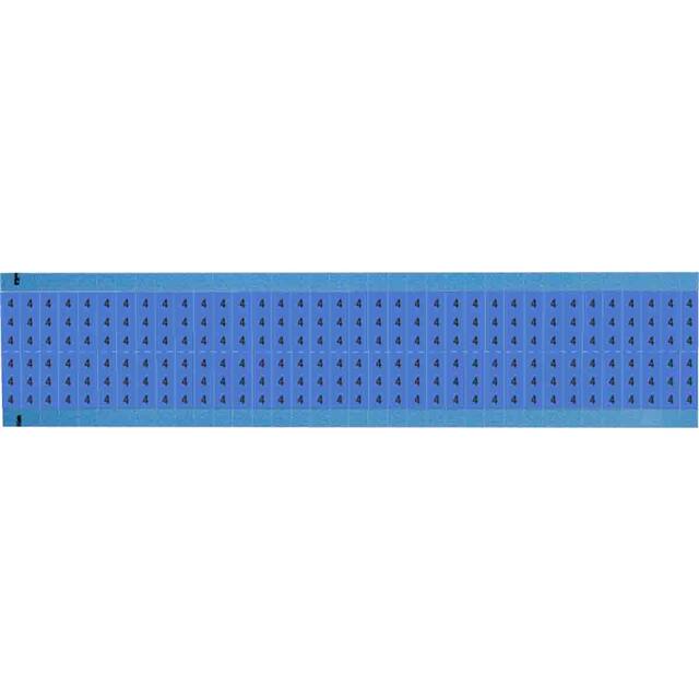 WM-4-BL-SC-PK WIRE MARKER, 0.75 IN H