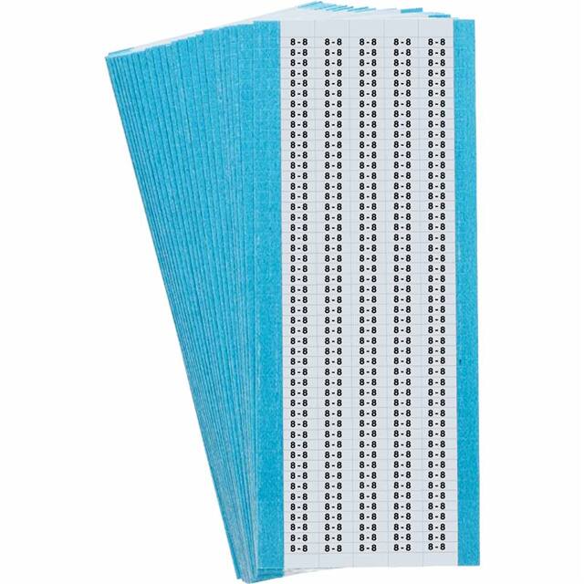 TMXM-8-PK WIRE MARKER, 0.094 IN H X 0.313