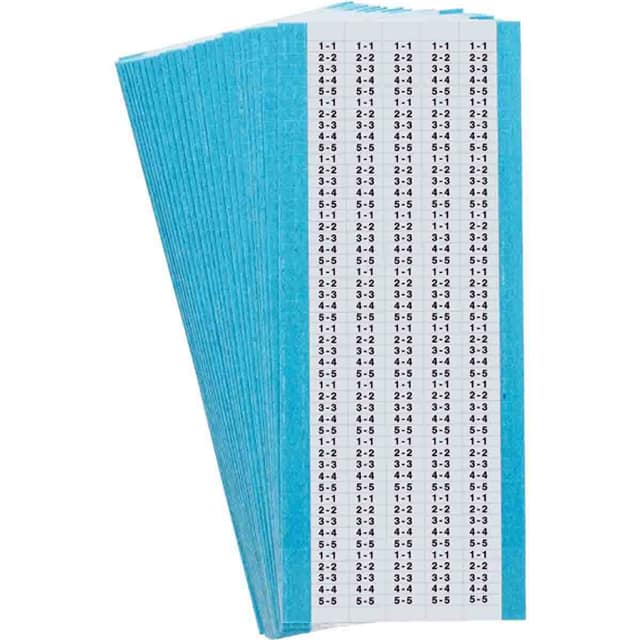 TMXM-1-5-PK WIRE MARKER, 0.094 IN H X 0.313