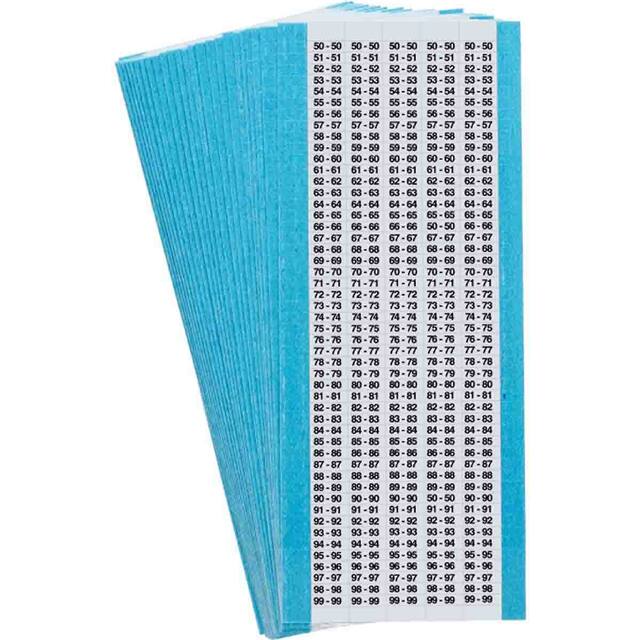 TMXM-50-99-PK WIRE MARKER, 0.094 IN H X 0.313