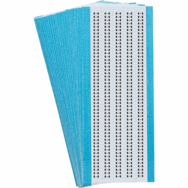 TMXM-6-PK WIRE MARKER, 0.094 IN H X 0.313
