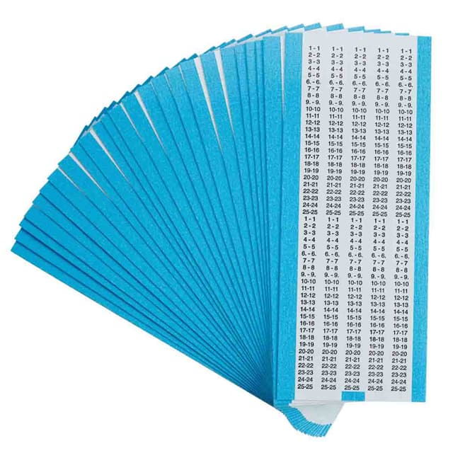 TMXM-1-25-PK WIRE MARKER, 0.094 IN H X 0.313
