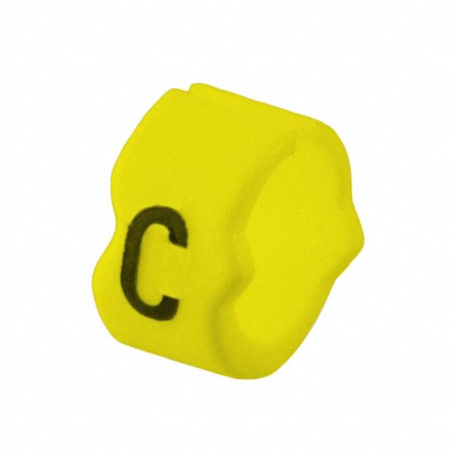 1-1768045-5 WIRE MARKER CLIP-ON YELLOW