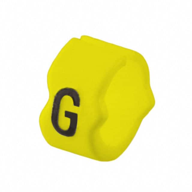 1-1768048-5 WIRE MARKER CLIP-ON YELLOW