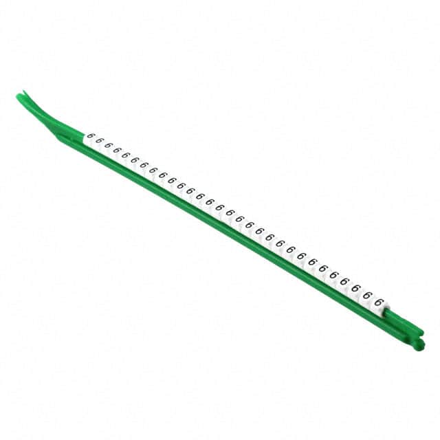 WC3-6 WIRE MARKER CLIP-ON WHITE