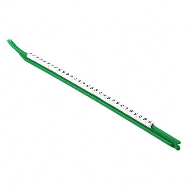 WC3-9 WIRE MARKER CLIP-ON WHITE