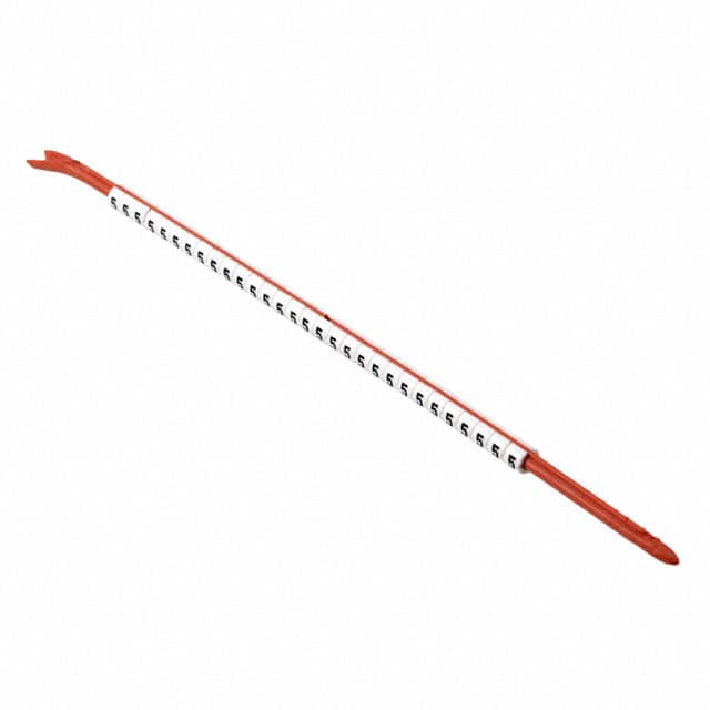 WC6-5 WIRE MARKER CLIP-ON WHITE