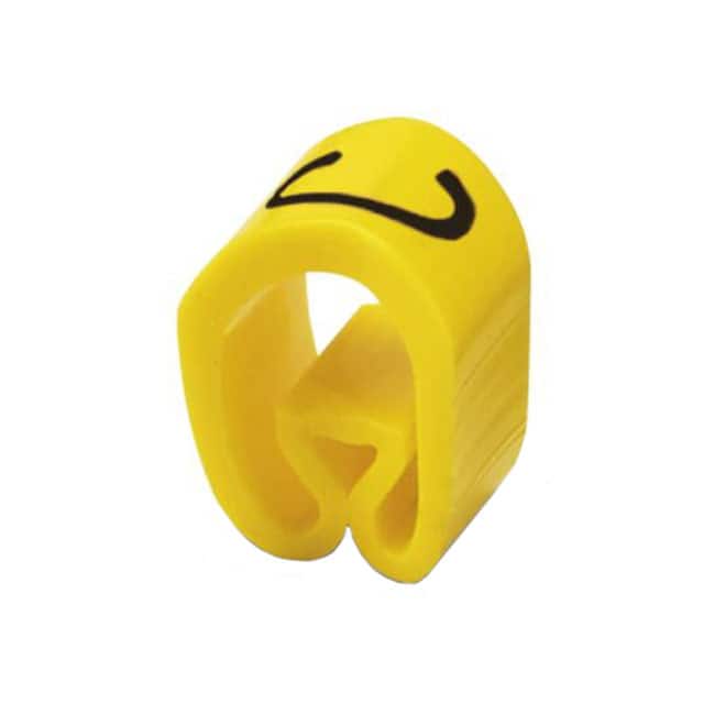 0825845:C WIRE MARKER SLIP-ON 3.2MM YELLOW
