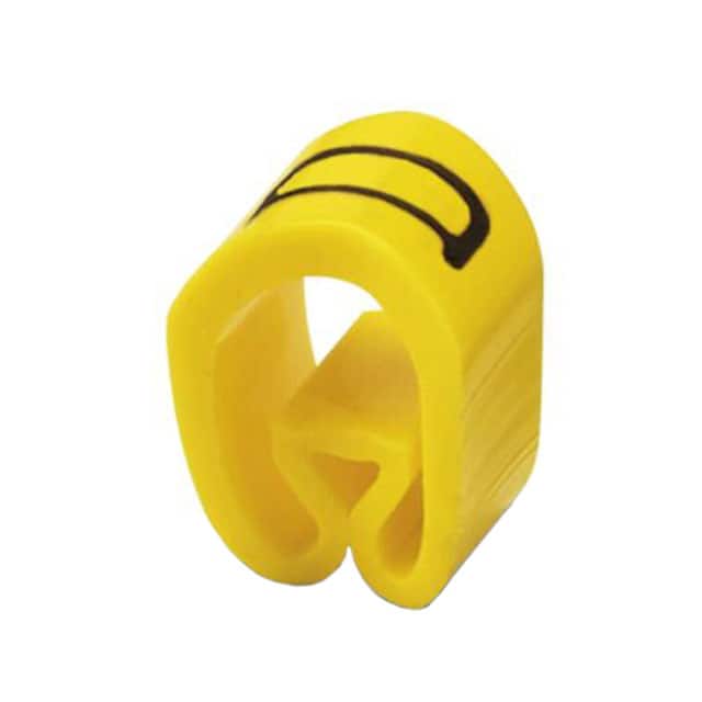 0825845:D WIRE MARKER SLIP-ON 3.2MM YELLOW