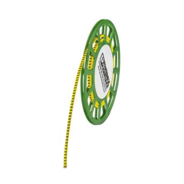0825654:6 WIRE MARKER TAPE 3.2MM YELLOW