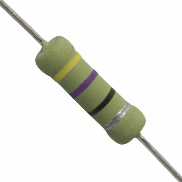 OX470K RES 47 OHM 10% 1W AXIAL