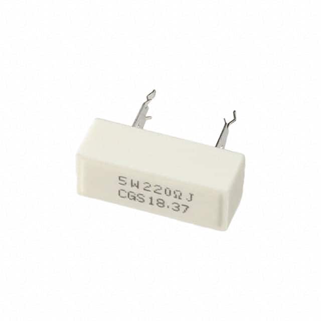 SQZR5220RJ RES 220 OHM 5% 5W RADIAL