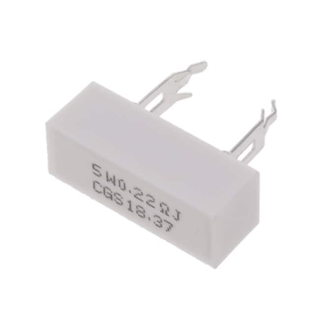SQZW5R22J RES 0.22 OHM 5% 5W RADIAL
