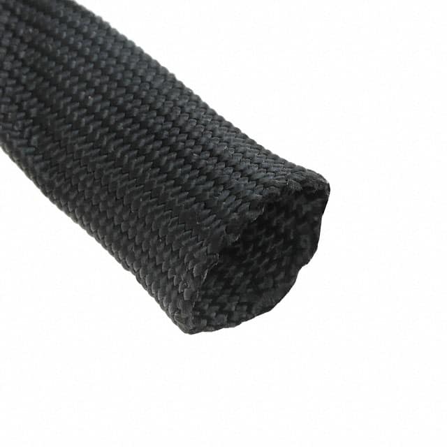 XS200N1/4 BK002 SLEEVING 1/4"ID PA BRAID 500' BK