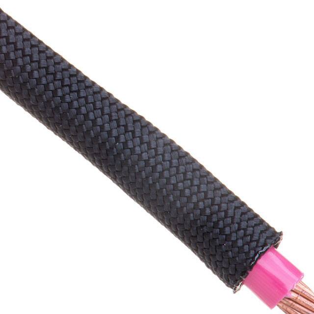 NMN0.31BK500 SLEEVING 0.312" ID POLY 500' BLK
