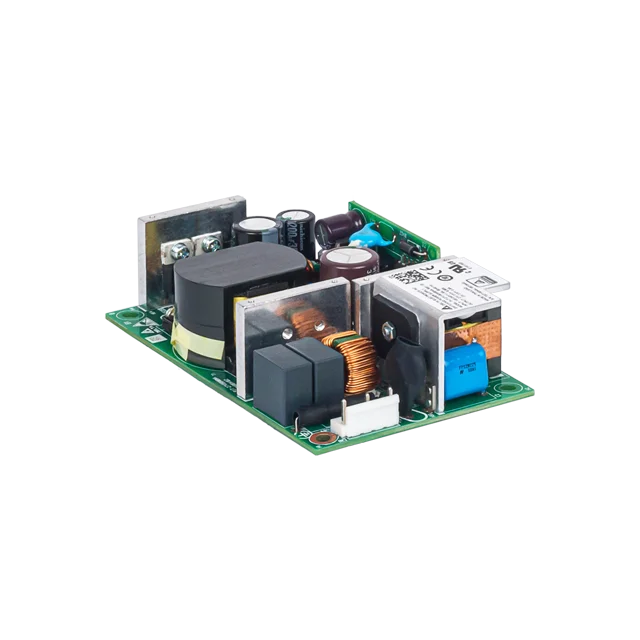 PJT-27V150WBNA The Delta Electronics PJT-27V150WBNA is an open frame AC/DC converter providing a 27V main output and a 12V standby output. It offers 150W of power with high efficiency.
