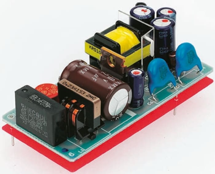 TOM 25105 The Traco Power TOM 25105 is an open frame AC/DC converter delivering 5V at 5A for a 25W output. It accepts a universal 85-264V ac input.