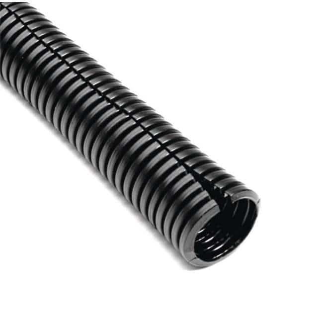 1/2PEBLA2 1/2" SPLIT LOOM, BLA PE, 2'