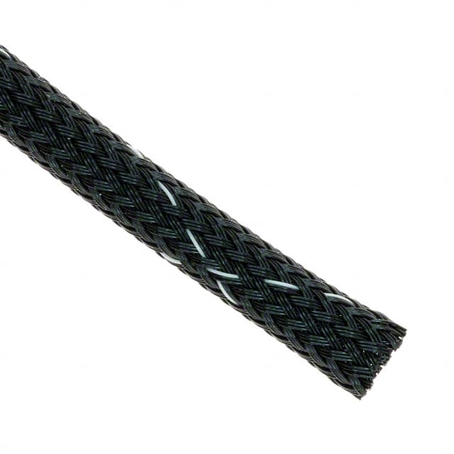 G120NF18 BK002 EXPAND SLEEV 1/8"X500' BLK/WHT
