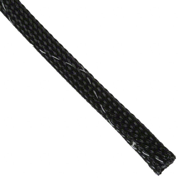 G120NF14 BK002 SLEEVING 0.156" X 500' BLACK/WHT