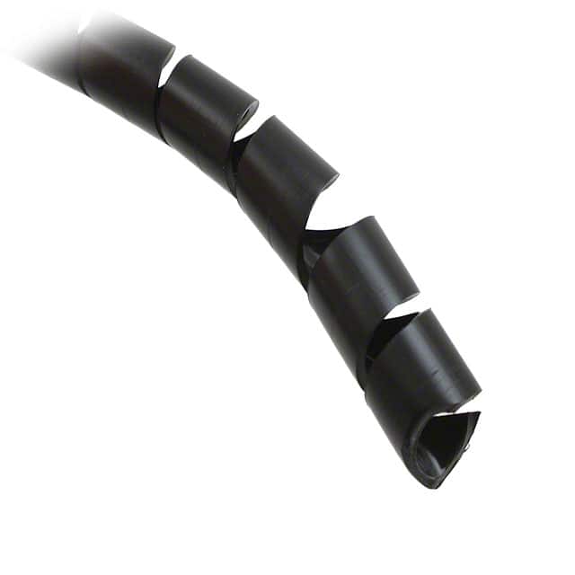 SW33 BK005 SPIRAL WRAP 0.44" X 100' BLACK