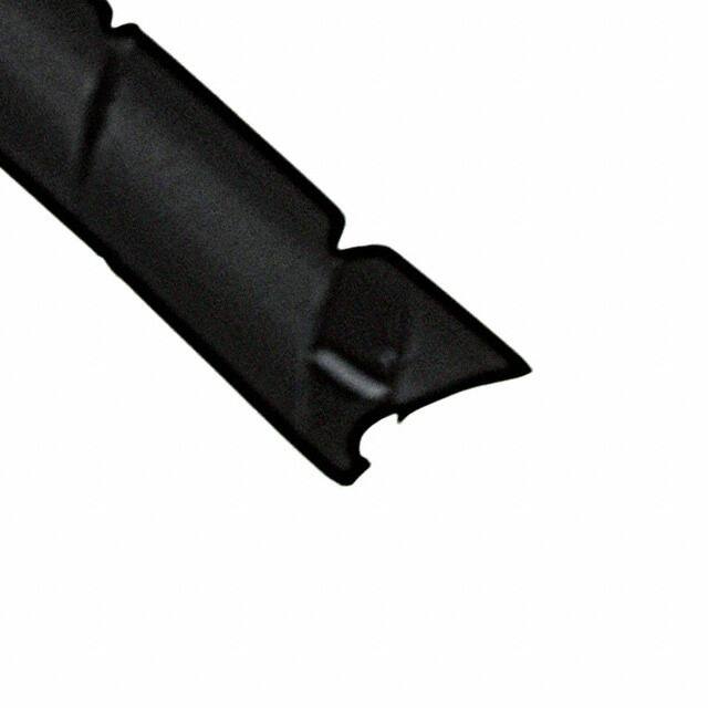 SW51 BK008 SPIRAL WRAP 0.16" X 25' BLACK