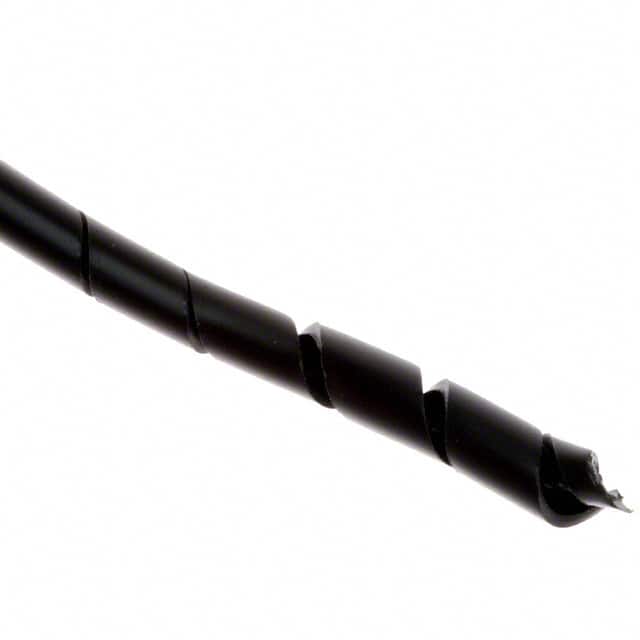 SW41 BK002 SPIRAL WRAP 0.16" X 500' BLACK