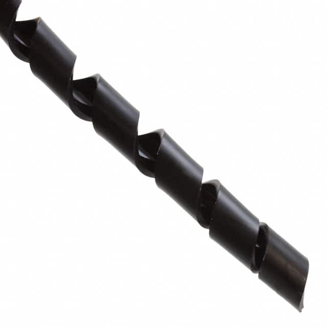 SW50 BK008 SPIRAL WRAP 0.061" X 25' BLACK